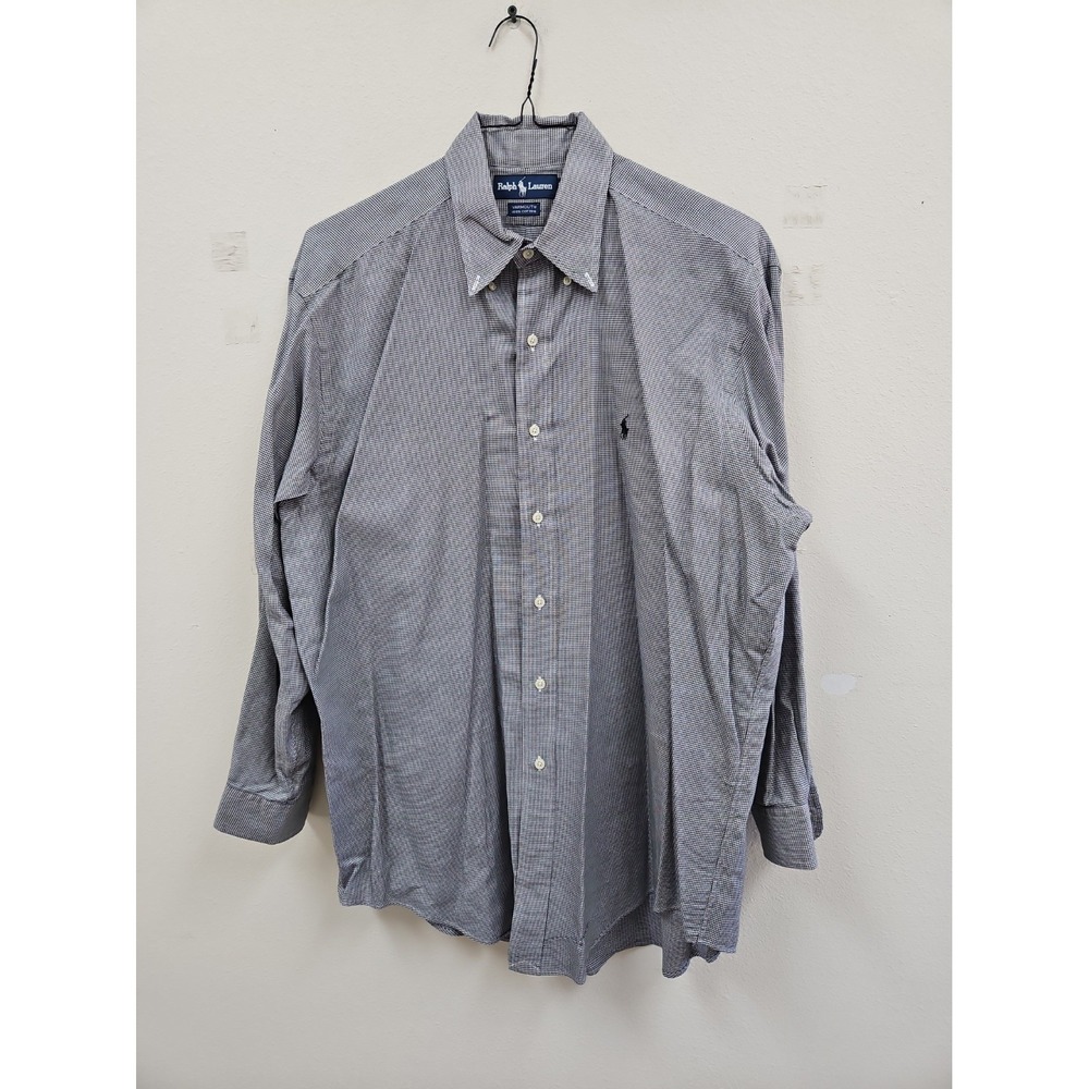 Ralph Lauren Shirt Mens Button Down Yarmouth 16 1/2 32/33 Xl